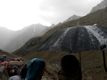We may have laughed at first but in the end we were all jealous of the umbrella 